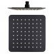 Matte Black Square Shower Head 8 inch 200mm with Ceiling Arm – Bathroom Shower Set